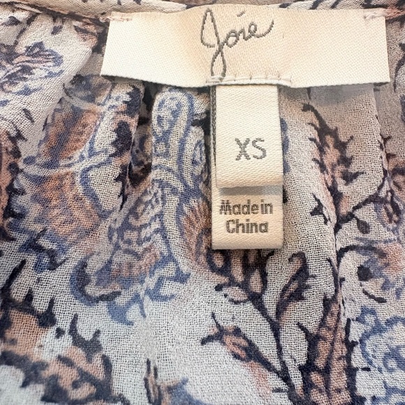 Joie loose & flowy 3/4 sleeve dress w/ separate slip - Picture 11 of 12